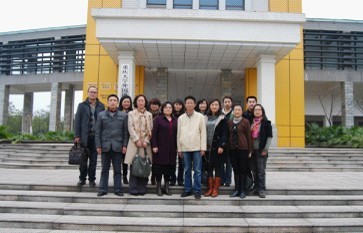 成都理工大学外语学院一行光临海角社区
交流学习